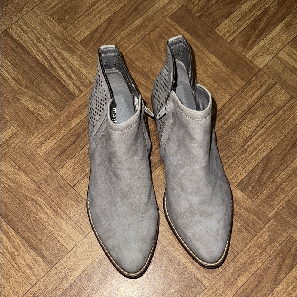 Madden Girl Gray Ankle Boots
